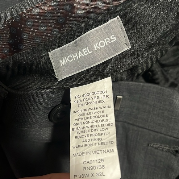 Michael Kors dress pants. Dark gray 38 waist 32 length - Picture 5 of 6